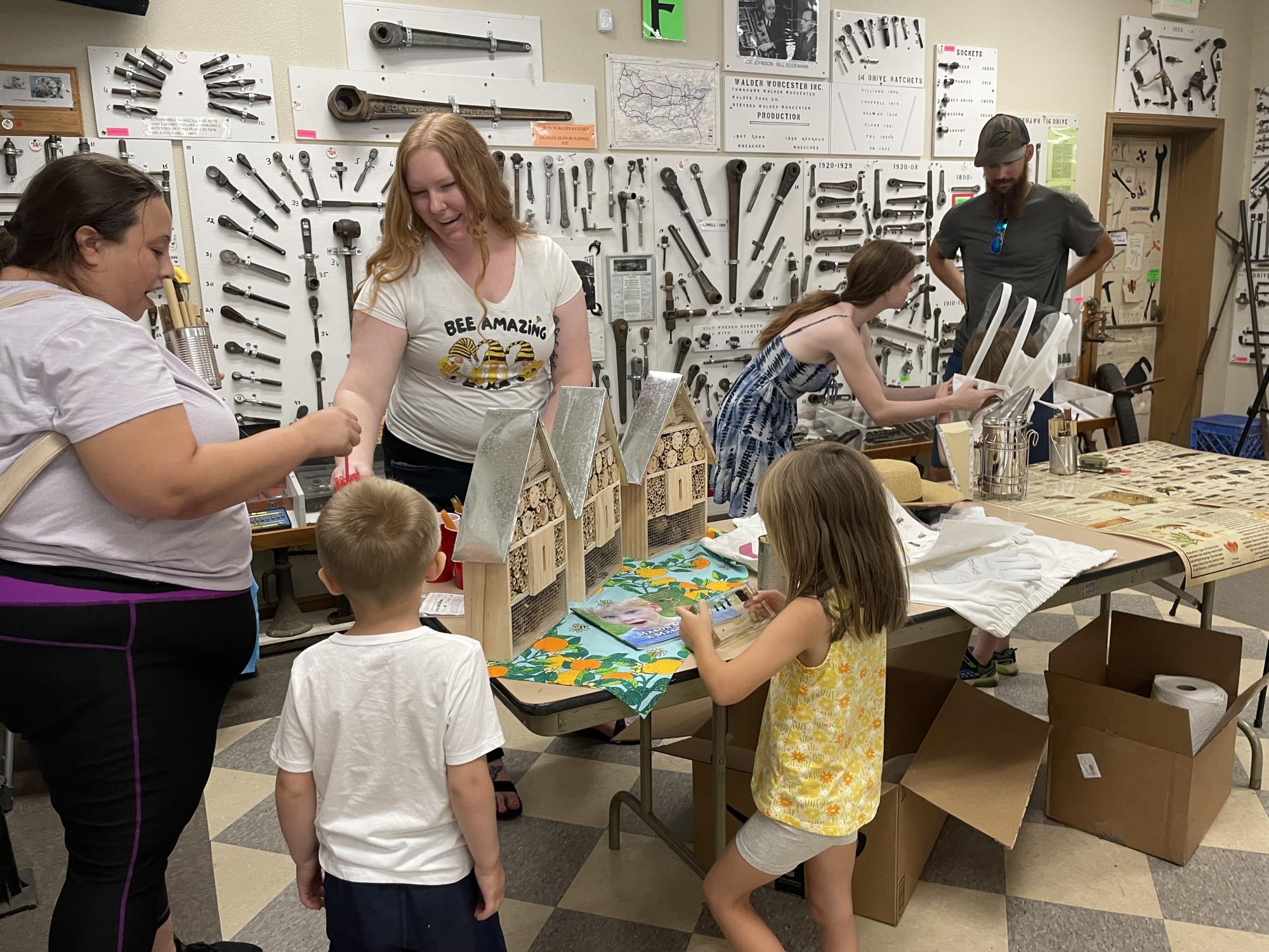 Bee Keeper talk at the Bolt Museum