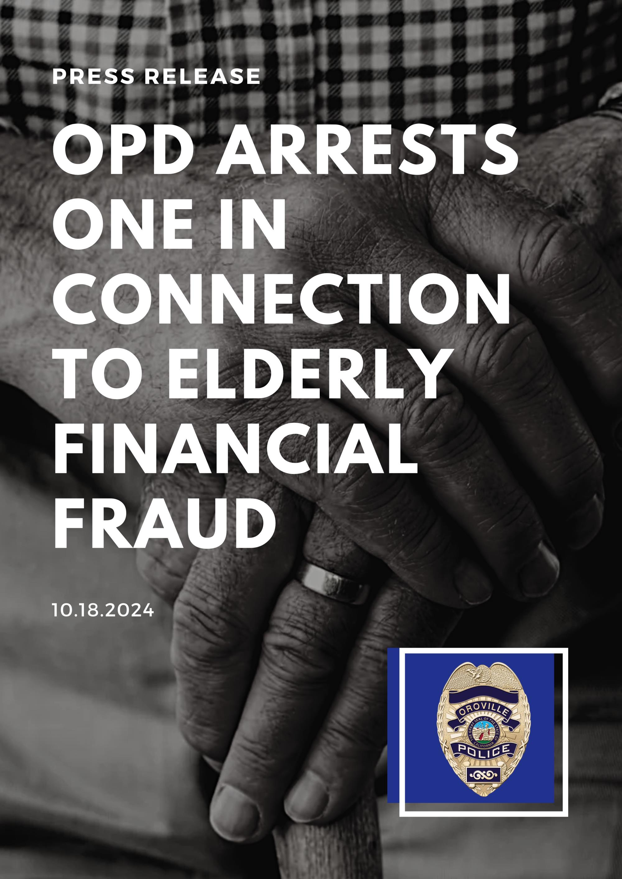 Elder Fraud Press Release